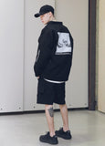 メスノウン(MASSNOUN) SL LOGO FIELD SHIRTS JACKET MSNJK003-BK