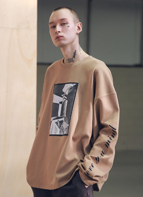 メスノウン(MASSNOUN) SB HATCHET OVERSIZED LONG SLEEVE MSNLS001-BG