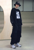 メスノウン(MASSNOUN) SB HATCHET OVERSIZED LONG SLEEVE MSNLS001-BK