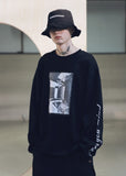 メスノウン(MASSNOUN) SB HATCHET OVERSIZED LONG SLEEVE MSNLS001-BK
