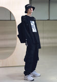 メスノウン(MASSNOUN) SB HATCHET OVERSIZED LONG SLEEVE MSNLS001-BK