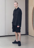 メスノウン(MASSNOUN) SB TWO POCKET LONG SHIRTS MSNST001-BK