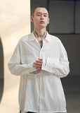 メスノウン(MASSNOUN) SB TWO POCKET LONG SHIRTS MSNST001-WT