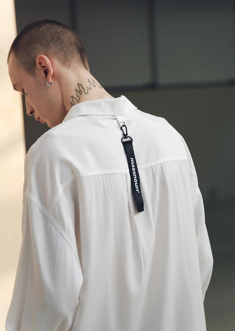 メスノウン(MASSNOUN) SB TWO POCKET LONG SHIRTS MSNST001-WT