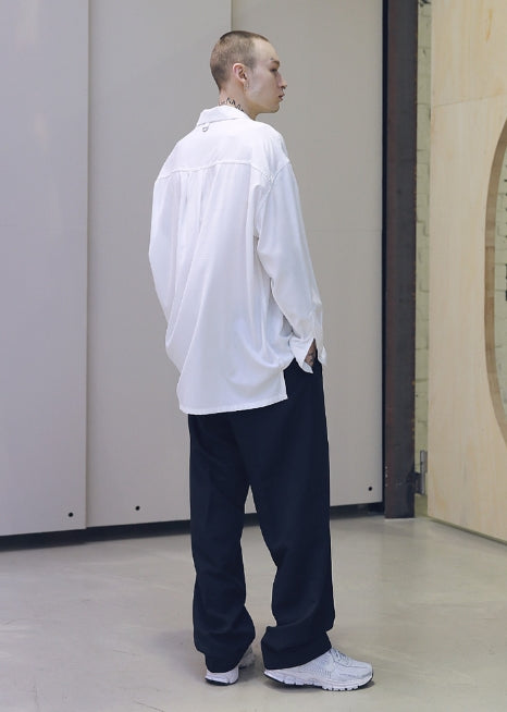 メスノウン(MASSNOUN) SB TWO POCKET LONG SHIRTS MSNST001-WT