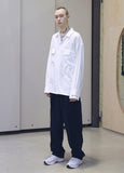 メスノウン(MASSNOUN) SB TWO POCKET LONG SHIRTS MSNST001-WT