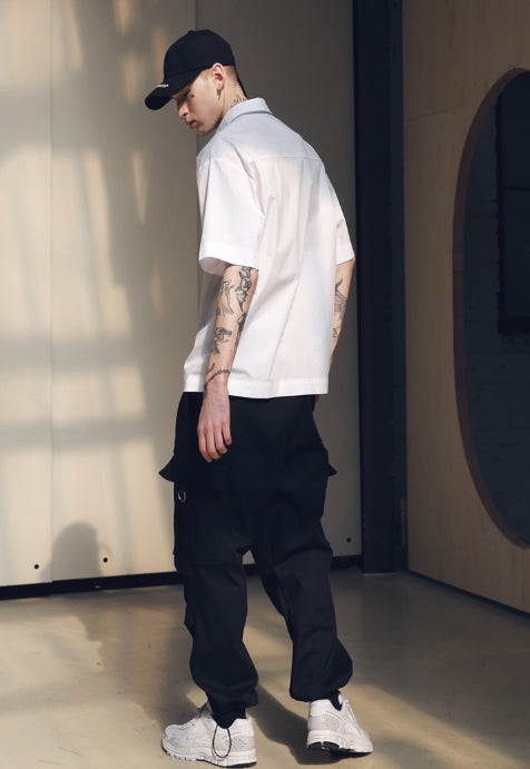 メスノウン(MASSNOUN) SB SOLID SHORT SHIRTS MSNST002-WT