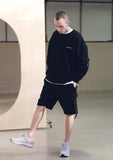 メスノウン(MASSNOUN) STRAP CARGO SHORT PANTS MSNSP001 (BLACK)