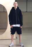 メスノウン(MASSNOUN) STRAP CARGO SHORT PANTS MSNSP001 (BLACK)