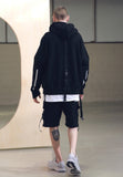 メスノウン(MASSNOUN) STRAP CARGO SHORT PANTS MSNSP001 (BLACK)