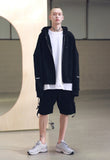 メスノウン(MASSNOUN) STRAP CARGO SHORT PANTS MSNSP001 (BLACK)