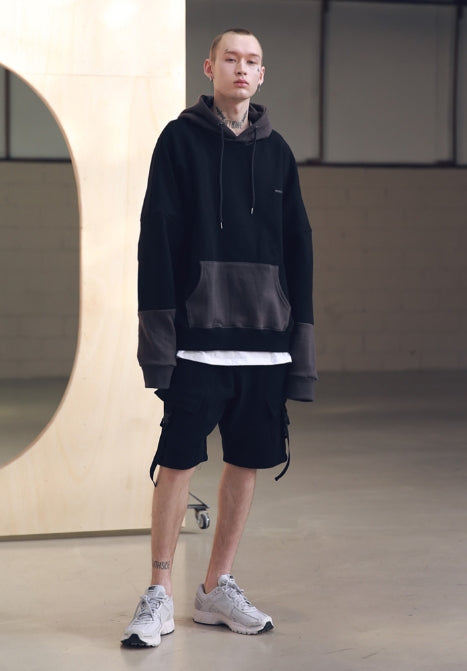 メスノウン(MASSNOUN) STRAP CARGO SHORT PANTS MSNSP001 (BLACK)