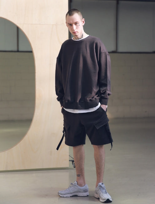 メスノウン(MASSNOUN) STRAP CARGO SHORT PANTS MSNSP001 (Darkgray)