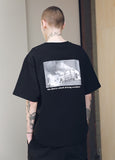 メスノウン(MASSNOUN) SL LOGO SCOTCH BURNING T-SHIRTS MSNTS001 (BLACK)