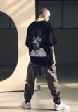 メスノウン(MASSNOUN) SCRATCH OVERSIZED T-SHIRTS MSNTS002 (BLACK)