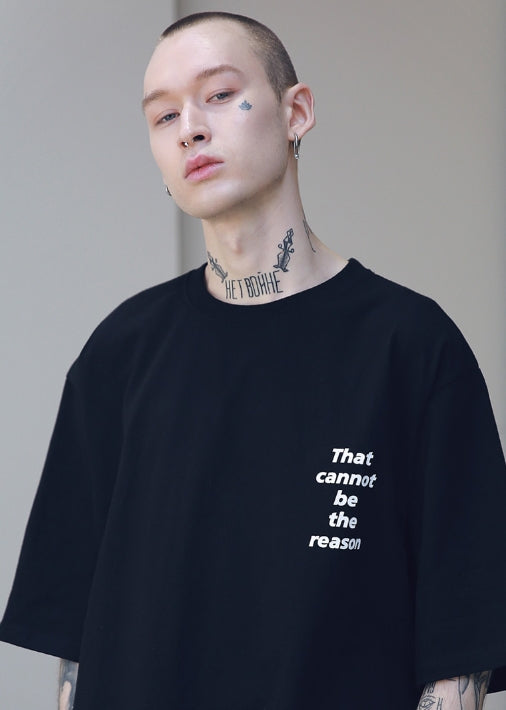 メスノウン(MASSNOUN) SCRATCH OVERSIZED T-SHIRTS MSNTS002 (BLACK)
