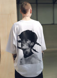 メスノウン(MASSNOUN) SCRATCH OVERSIZED T-SHIRTS MSNTS002 (WHITE)