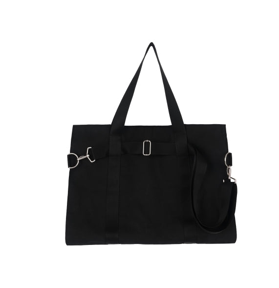 ドルム (DoLM) Strap Canvas Black Messenger Bag