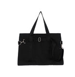 ドルム (DoLM) Strap Canvas Black Messenger Bag