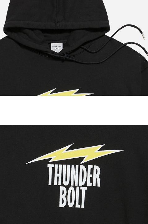 アクメドラビ(acme' de la vie) ADLV THUNDER BOLT SETUP HOODIE BLACK