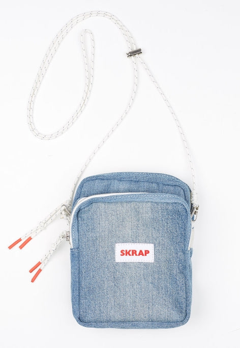 スクラップ(SKRAP) DENIM small bag Blue