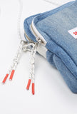 スクラップ(SKRAP) DENIM small bag Blue