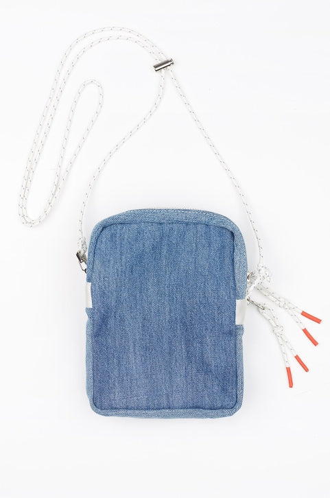 スクラップ(SKRAP) DENIM small bag Blue
