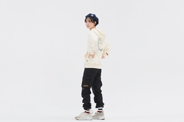 ロマンティッククラウン(ROMANTIC CROWN)21C BOYS RMTCRW LOGO HOOD_OATMEAL