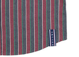 ロマンティッククラウン(ROMANTIC CROWN) 90S STRIPED SHIRT_BURGUNDY
