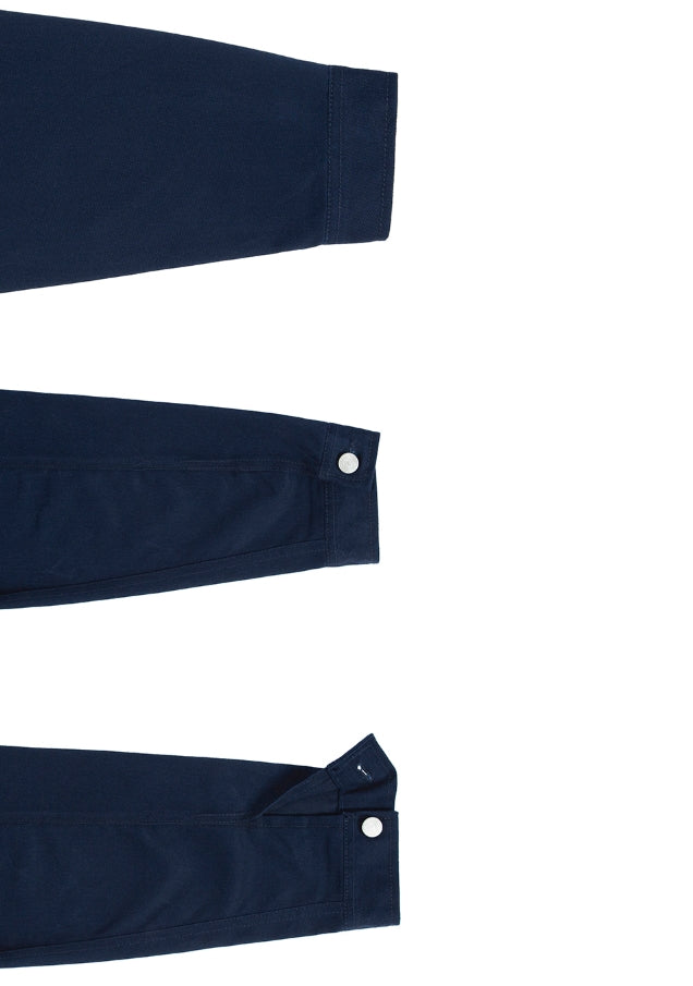 ロマンティッククラウン(ROMANTIC CROWN)   JACQUARD TRUCKER JACKET_NAVY