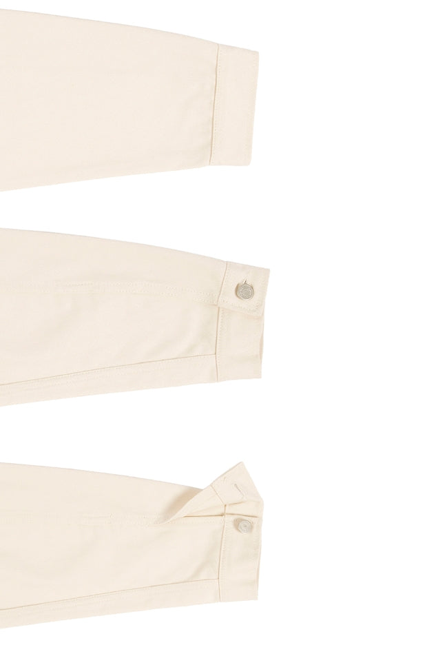 ロマンティッククラウン(ROMANTIC CROWN) JACQUARD TRUCKER JACKET_OATMEAL