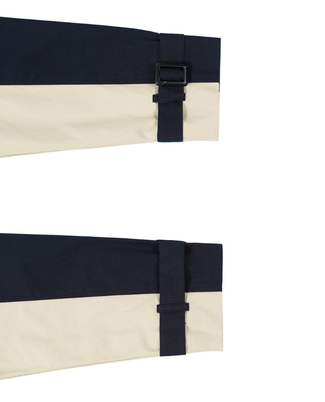 ロマンティッククラウン(ROMANTIC CROWN) WIDE LAPEL TRENCH COAT_NAVY