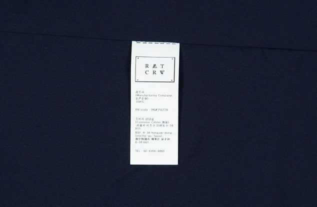 ロマンティッククラウン(ROMANTIC CROWN) WIDE LAPEL TRENCH COAT_NAVY