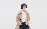 ロマンティッククラウン(ROMANTIC CROWN) WIDE LAPEL TRENCH COAT_BEIGE