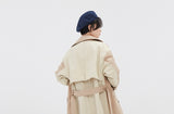 ロマンティッククラウン(ROMANTIC CROWN) WIDE LAPEL TRENCH COAT_BEIGE