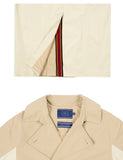 ロマンティッククラウン(ROMANTIC CROWN) WIDE LAPEL TRENCH COAT_BEIGE