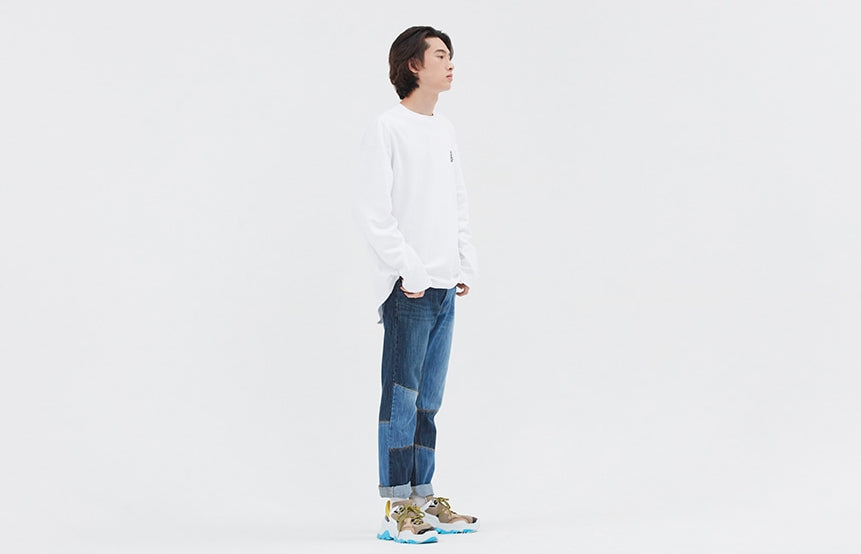 ロマンティッククラウン(ROMANTIC CROWN)  21C BOYS LONG SLEEVE_WHITE