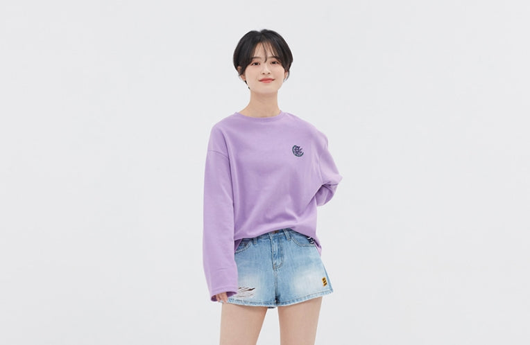 ロマンティッククラウン(ROMANTIC CROWN)   21C BOYS LONG SLEEVE_PURPLE