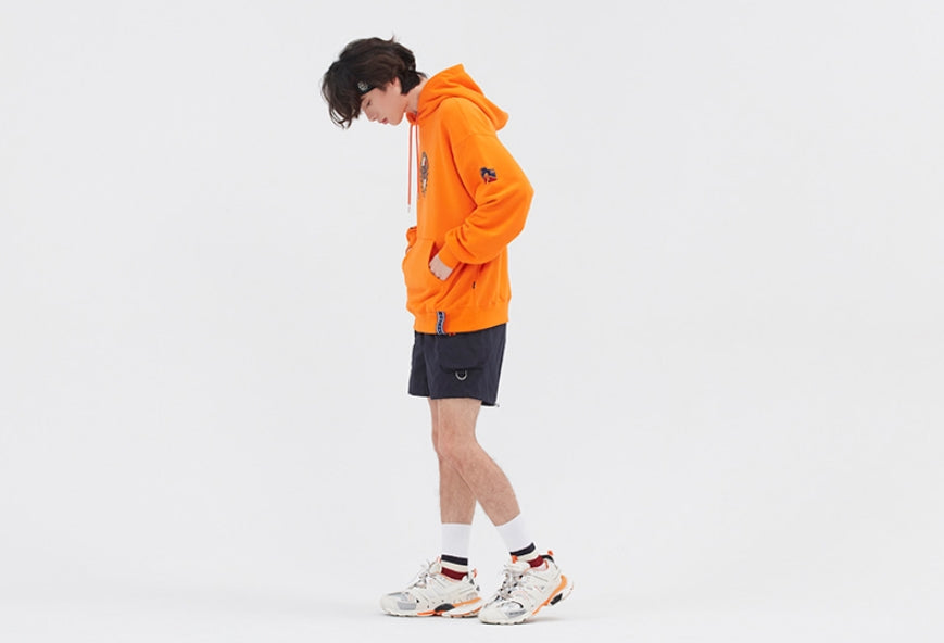 ロマンティッククラウン(ROMANTIC CROWN) CLASSIC LOGO HOOD_ORANGE