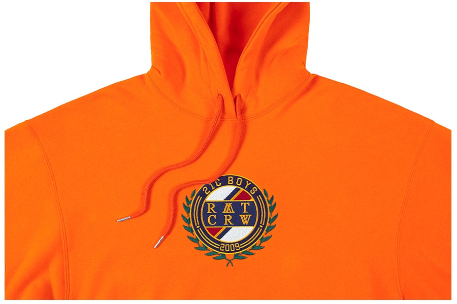 ロマンティッククラウン(ROMANTIC CROWN) CLASSIC LOGO HOOD_ORANGE