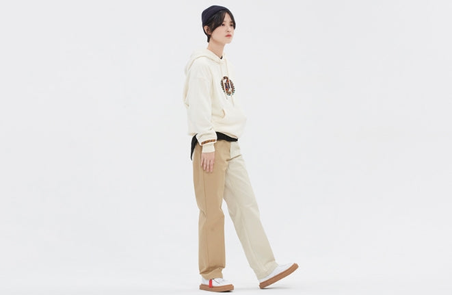 ロマンティッククラウン(ROMANTIC CROWN)  CLASSIC LOGO HOOD_OATMEAL