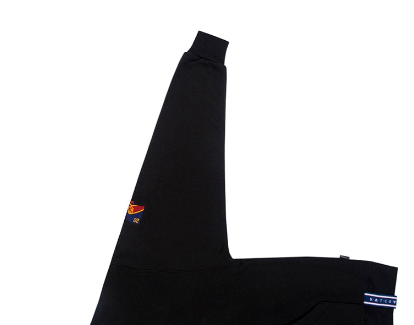 ロマンティッククラウン(ROMANTIC CROWN) CLASSIC LOGO HOOD_BLACK