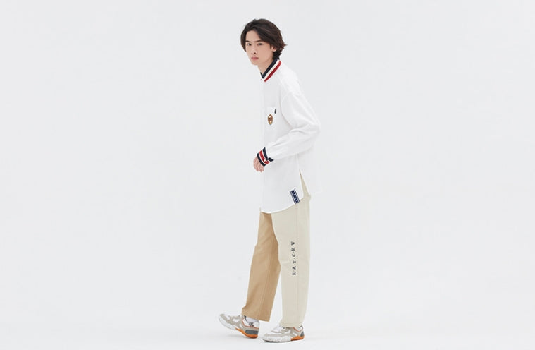 ロマンティッククラウン(ROMANTIC CROWN) 21C BOYS COLLAR SHIRT_WHITE