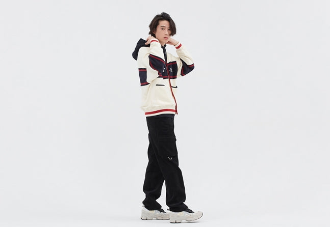 ロマンティッククラウン(ROMANTIC CROWN) 21C BOYS COTTON CARDIGAN_OATMEAL