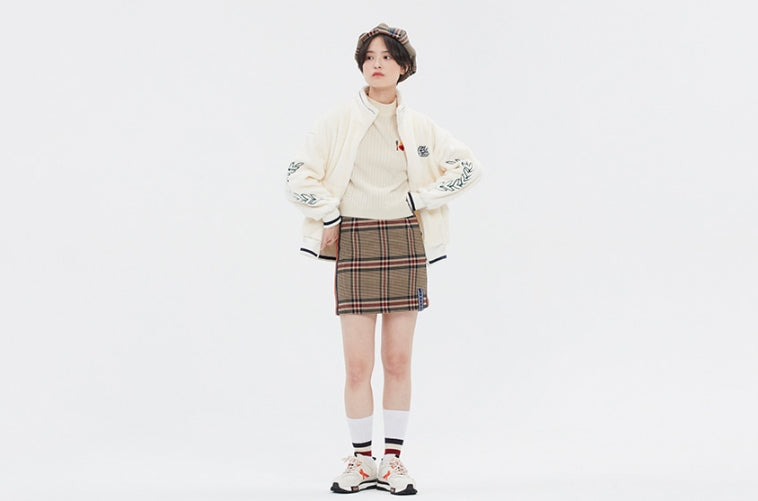 ロマンティッククラウン(ROMANTIC CROWN)   YETI ZIP UP JACKET_OATMEAL