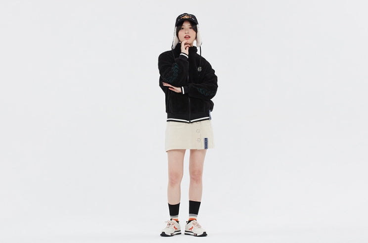 ロマンティッククラウン(ROMANTIC CROWN)   YETI ZIP UP JACKET_BLACK
