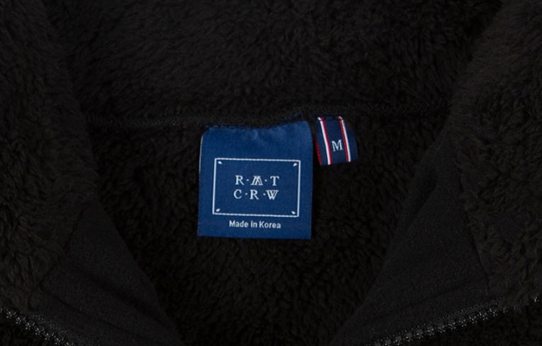 ロマンティッククラウン(ROMANTIC CROWN)   YETI ZIP UP JACKET_BLACK