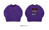 ダブルユーブイプロジェクト(WV PROJECT)SCRIBBLE SWEATSHIRT YRMT7205 (VIOLET)