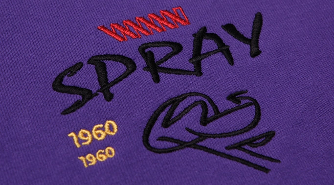ダブルユーブイプロジェクト(WV PROJECT)SCRIBBLE SWEATSHIRT YRMT7205 (VIOLET)
