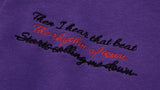 ダブルユーブイプロジェクト(WV PROJECT)SCRIBBLE SWEATSHIRT YRMT7205 (VIOLET)